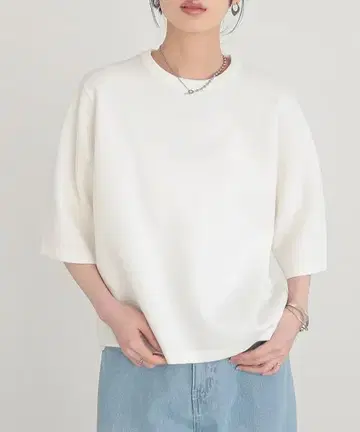 for/c 포씨 새상품 맨투맨 라이크 하프 슬리브 니트