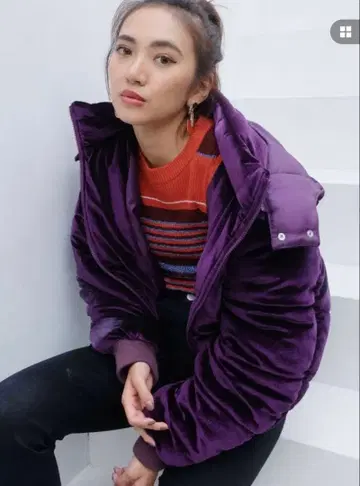EVRIS 벨로아 숏 페이크 다운