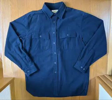 L.L.Bean 엘엘빈 네이비 샤모어 크로스 플란넬 셔츠 M