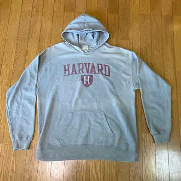 HARVARD 컴포트 워시 후드티 XL 구제 의류 그레이