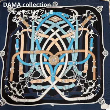 DAMA collection 대형 캐시미어 면 스카프 택 포함 미사용