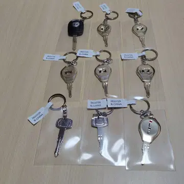 가챠 키리 오너 닛산 GTR 키링 9개
