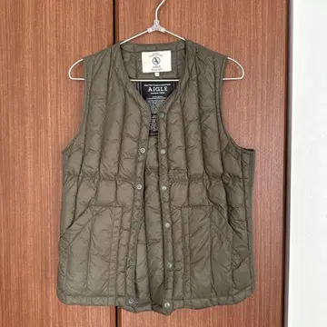 AIGLE 올리브 퀼팅 베스트