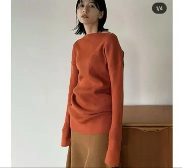 CLANE LOOSE SHAPE RIB KNIT TOPS