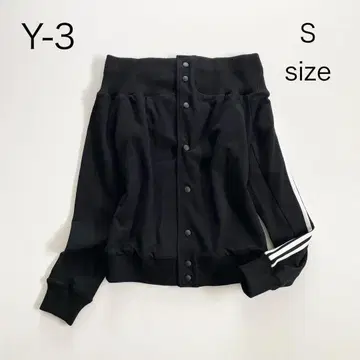 4754 [새상품급] Y-3 오프숄더 3개 라인 스냅 버튼 자켓 S