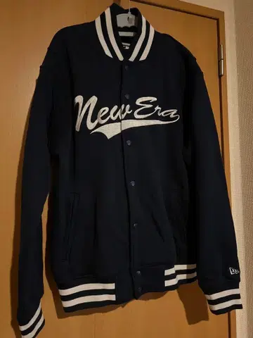 New Era 바시티 자켓 L 사이즈 네이비