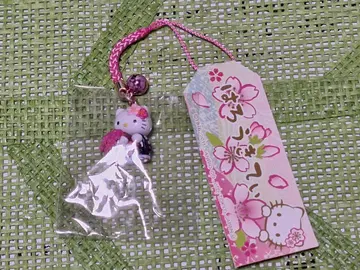 벚꽃 키티 기모노 한정판 키티 지역 한정 키티 헬로키티 끈 장식