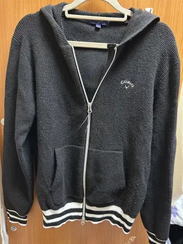 Callaway 후드 부착 니트 후드티 L