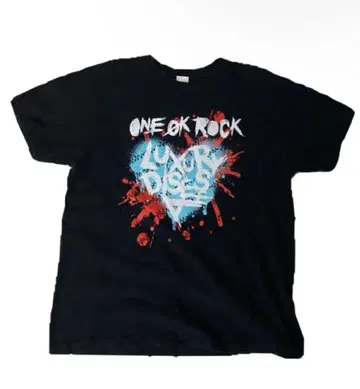 ONE OK ROCK 럭셔리 디지즈 티셔츠 XL