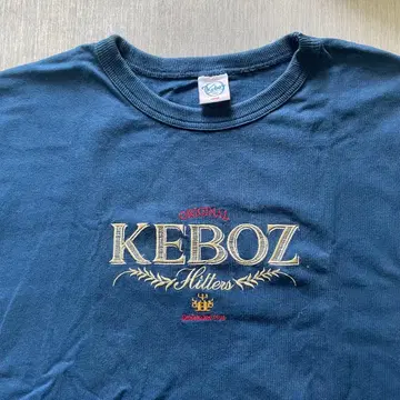 KEBOZ T셔츠 블루 자수