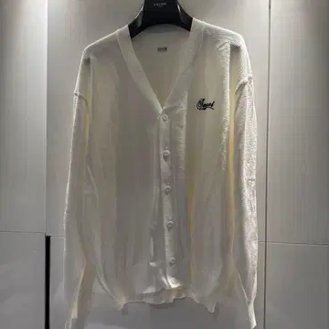 Sequel 화이트 V넥 가디건