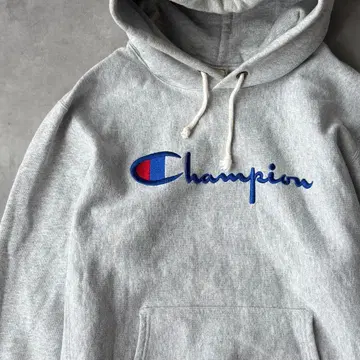 14817 빨간색 택 챔피온 리버스 위브 후드티