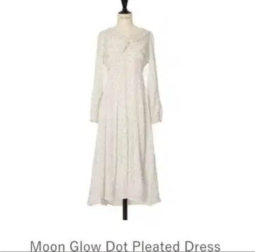 Moon Glow Dot Pleated Dress Herlipto