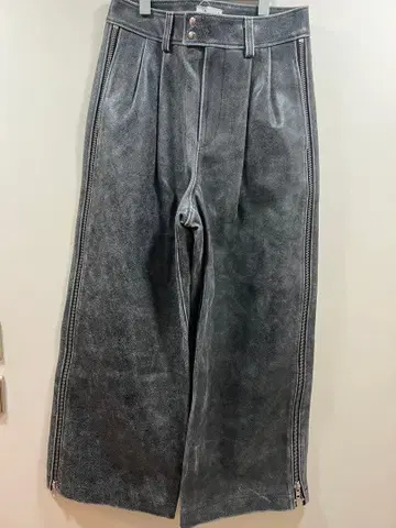 Vaquera 스웨이드 와이드 팬츠