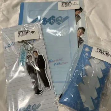 사라진 첫사랑 메구로 렌 미치에다 슌스케 아크릴 키링 클리어 파일 세트