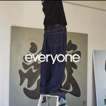 모두 소프트 데님 팬츠 인디고 M 미사용 새상품