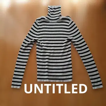 UNTITLED 터틀넥 니트