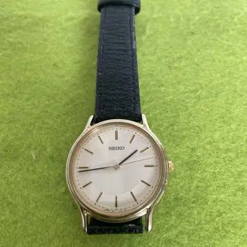 SEIKO 쿼츠 손목시계 골드/블랙