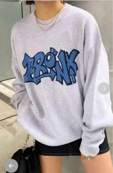 KOOKY'N/쿠키 ] BRONX 태깅 니트