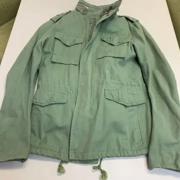 junhashimoto 밀리터리 M65 타입 그린 안감 부착 탈부착