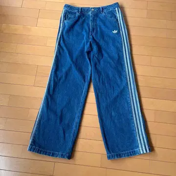 adidas 데님 팬츠 스트레이트 레그