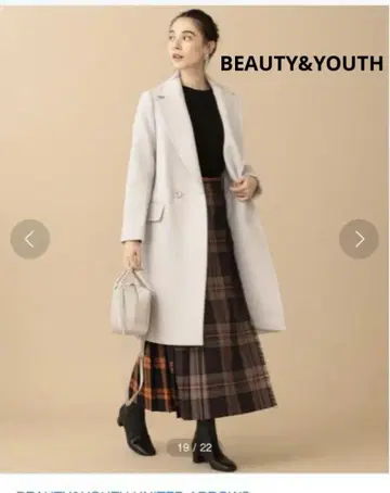 BEAUTY&YOUTH UNITED ARROWS 더블 테일러 코트
