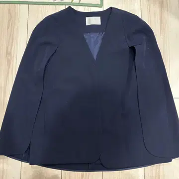 셀포드 케이프 자켓 네이비