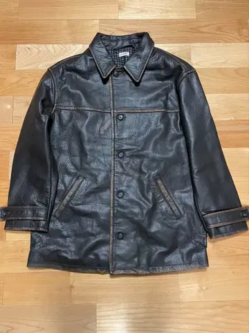 jieda 25fw 카우 가죽 자켓