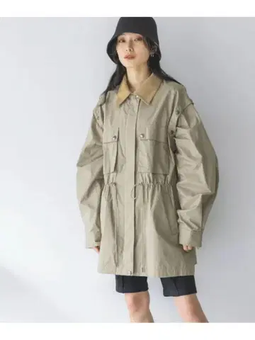JEANASIS (지나시스) 헌팅 자켓 베이지 블루종