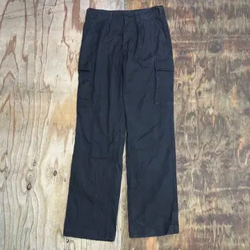 90s 독일군 필드 카고 팬츠 블랙 VINTAGE 와이드