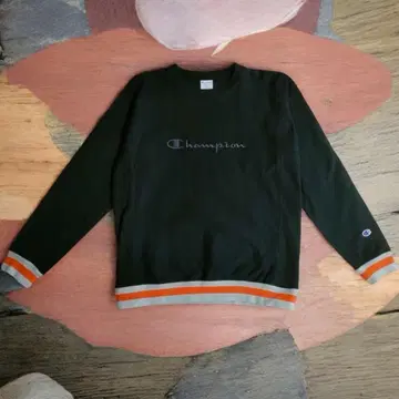 Champion 리버스 위브 리브 라인 크루넥 맨투맨 L