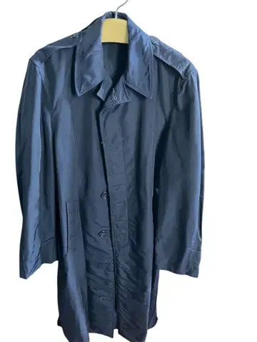 50s usaf 레인코트 나일론 레이온 36 블랙 택