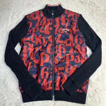 컨디션 최상 Callaway 골프 니트 풀 집업 블루종