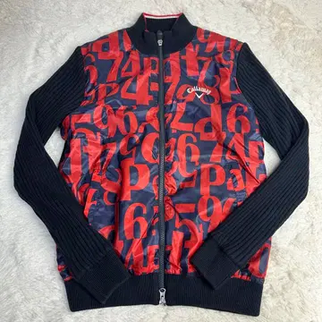 컨디션 최상 Callaway 골프 니트 풀 집업 블루종