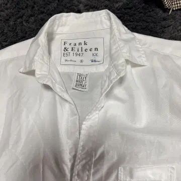 Frank & Eileen 화이트 긴팔 셔츠