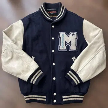 M'GREGOR 바시티 자켓 L 소가죽 빈티지