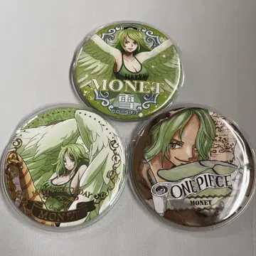 원피스 ONE PIECE 모네 야라나이 캔뱃지 벌스데이 캔뱃지 세트