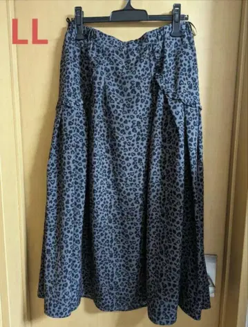 앤드러브 &LOVE 하트 레오파드 성인 페미닌 스커트