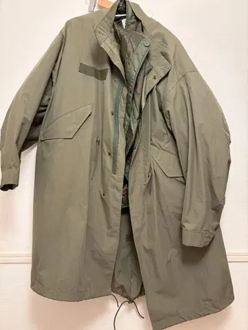 FREAK'S STORE M65 빅 실루엣 모즈 코트 라이너 포함