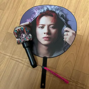 아이돌 부채와 응원봉 세트