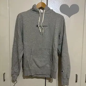 Champion 그레이 후드 부착 후드티 M 사이즈