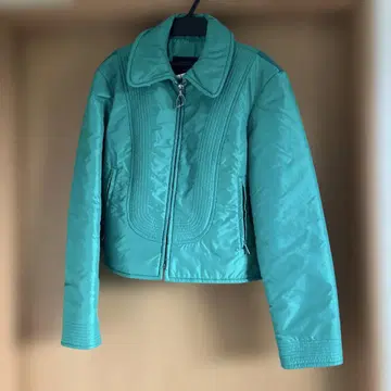 HEAD 그린 크롭 다운 자켓