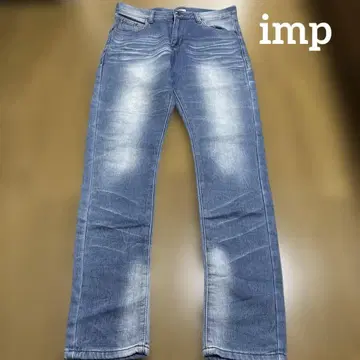 imp 라이트 블루 스트레이트 데님 팬츠