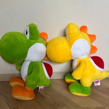 요시 봉제 인형 그린과 옐로우 컬러 세트