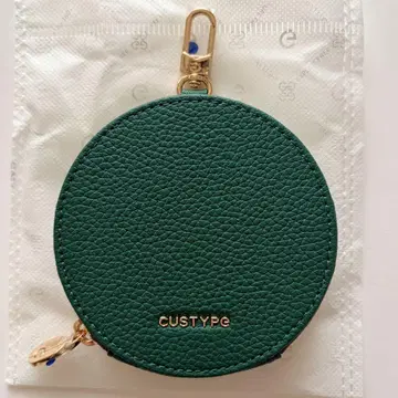 CUSTYPE 새상품 지퍼 달린 라운드 파우치 스마트폰 숄더