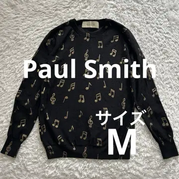 Paul Smith 폴스미스 음표 패턴 울 100% 니트