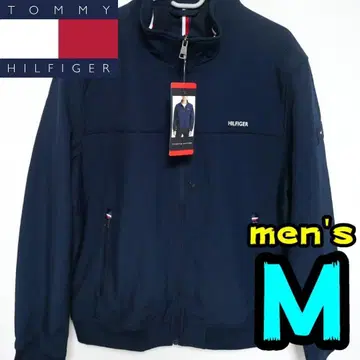 [ 새상품 ] 타미힐피거 봄버 자켓 M 네이비 쉘 자켓