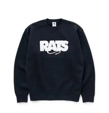 새상품 XL 사이즈 RATS 블랙 맨투맨 XL 일본제
