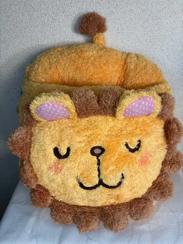 슬리핑 애니멀 라이온 봉제 인형 새상품 택 포함 초레어 레트로 단종
