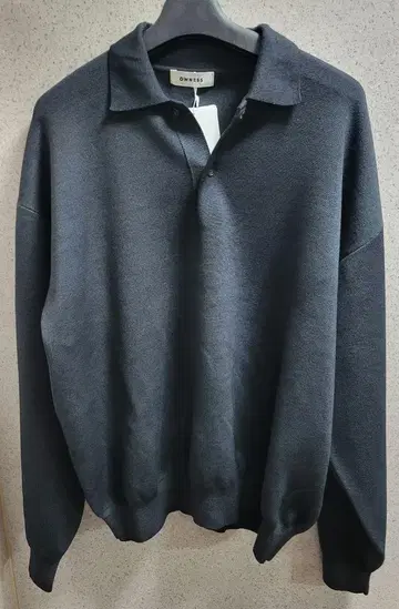 OWNESS SNOW WASH 스무스 니트 피케 셔츠